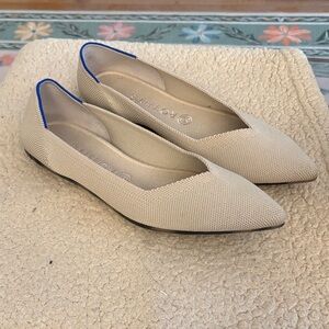 Rothy’s The Point Ecru Flats